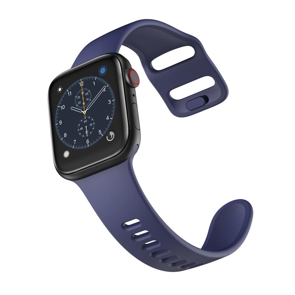 Silikonarmband Apple Watch 41mm Series 8  blå