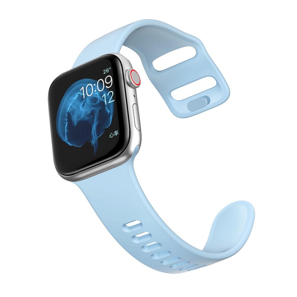 Silikonarmband Apple Watch 38/40/41 mm ljusblå