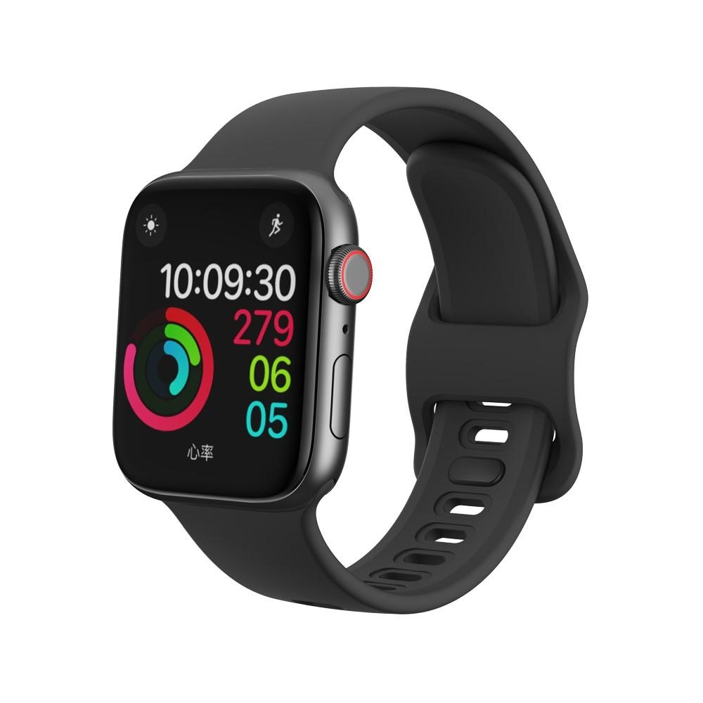 Silikonarmband Apple Watch SE 40mm svart