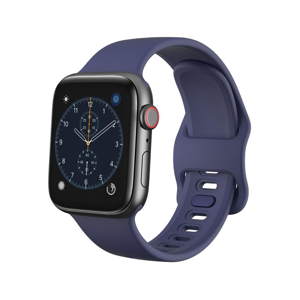 Silikonarmband Apple Watch 42/44/45 mm blå