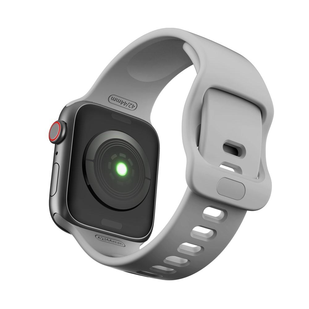 Silikonarmband Apple Watch Ultra 49mm grå