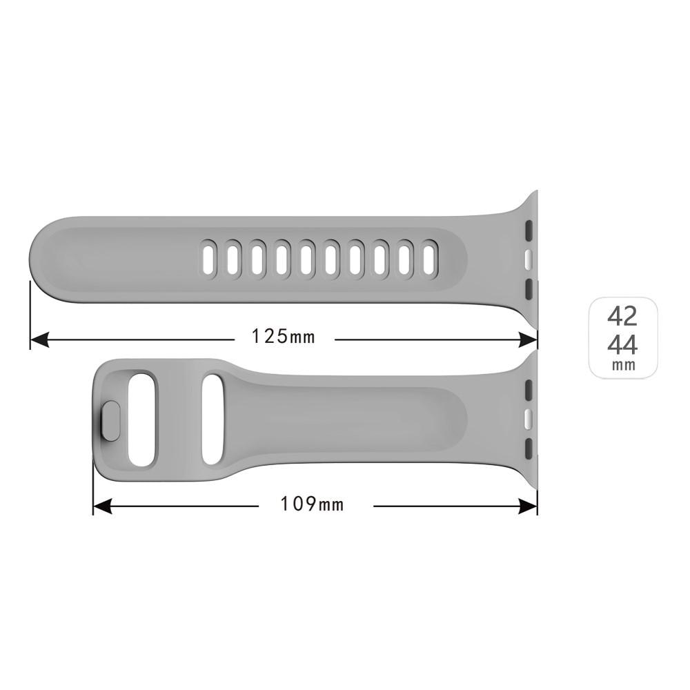 Silikonarmband Apple Watch Ultra 2 49mm grå