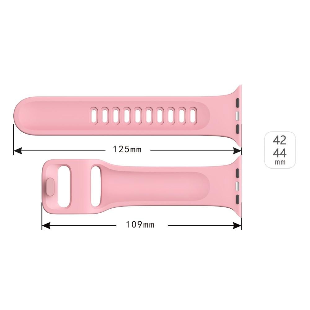 Silikonarmband Apple Watch Ultra 49mm rosa