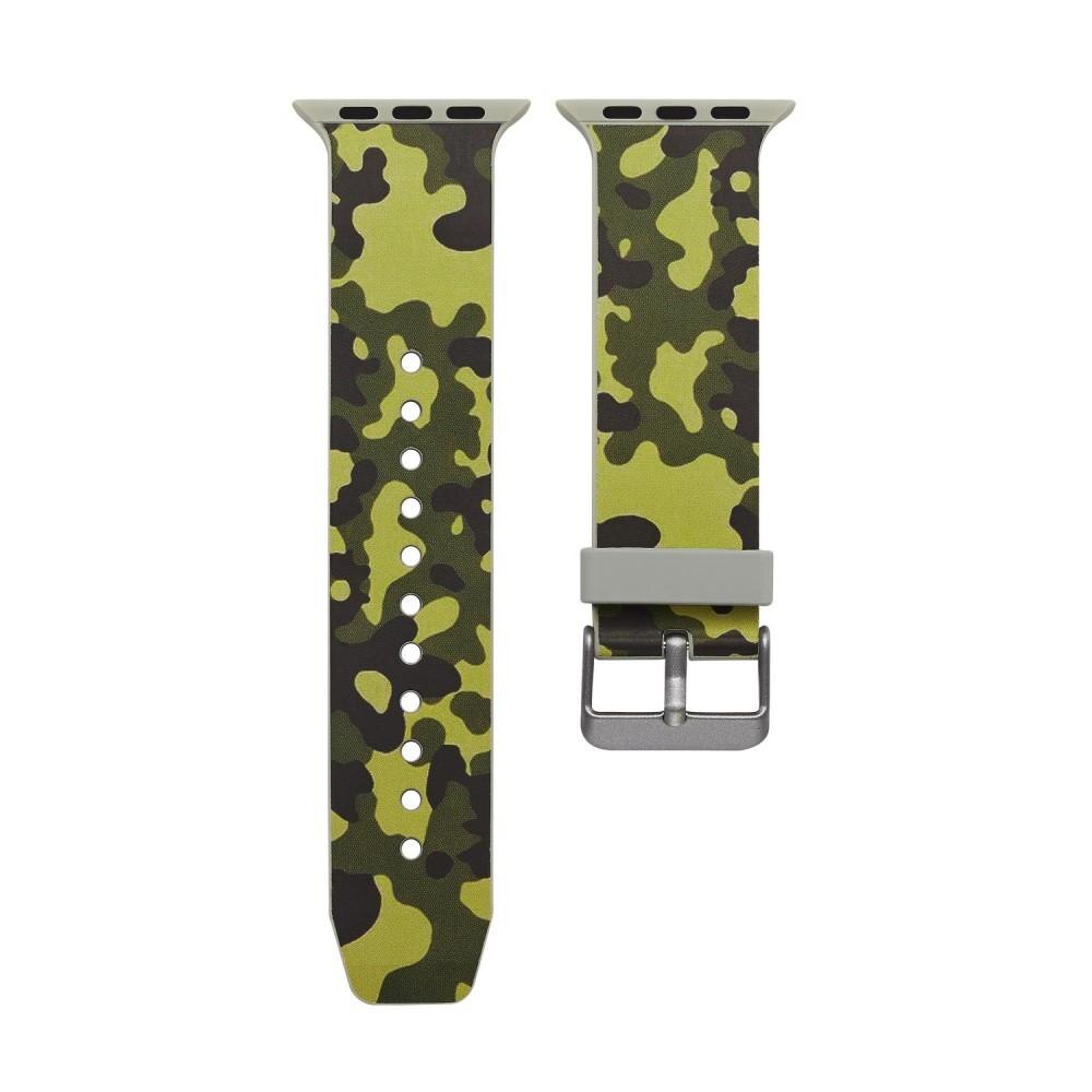Silikonarmband Apple Watch 42/44/45 mm kamouflage