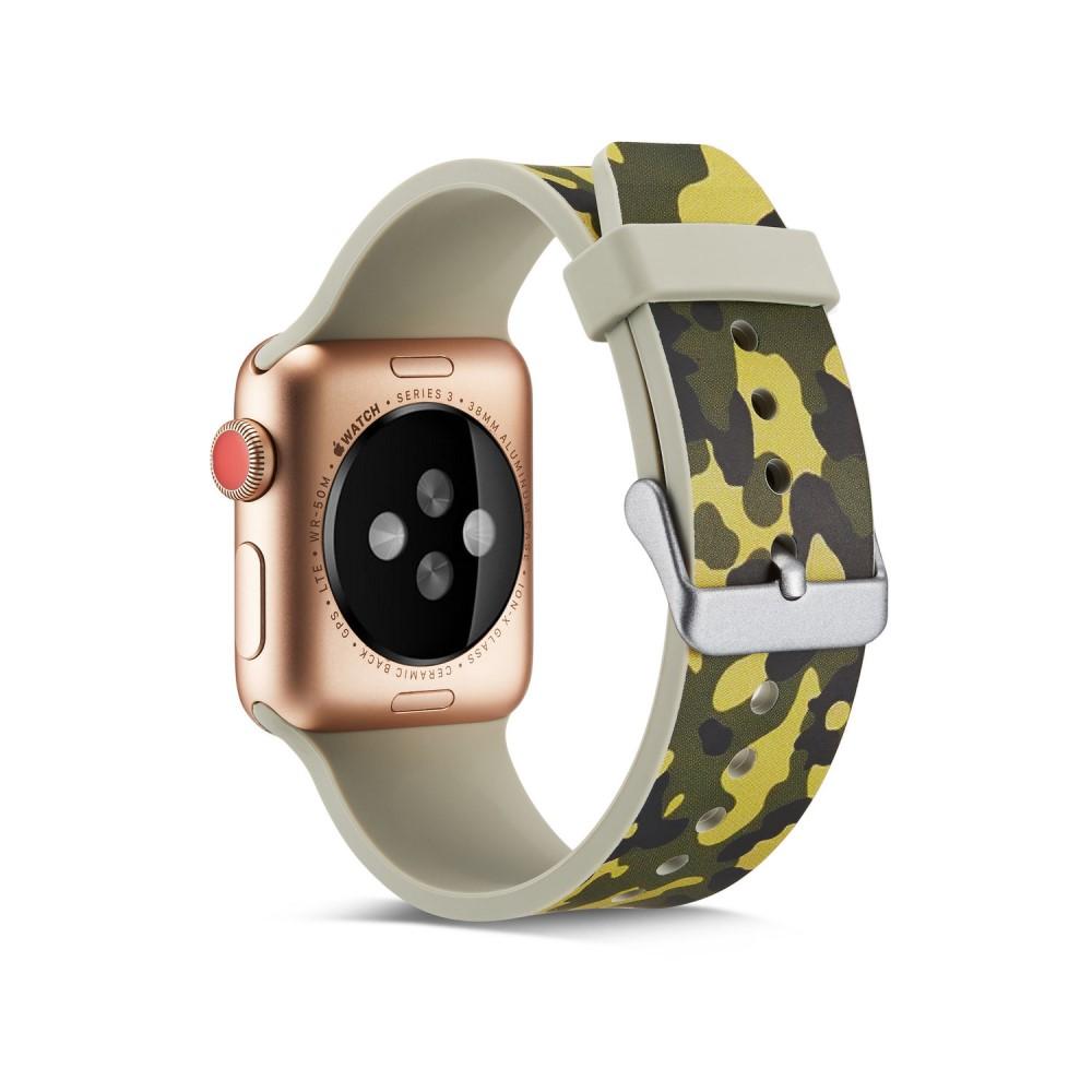 Silikonarmband Apple Watch 42/44/45 mm kamouflage