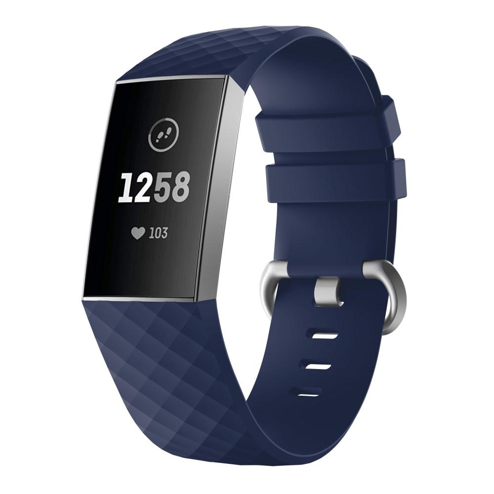 Silikonarmband Fitbit Charge 3/4 blå