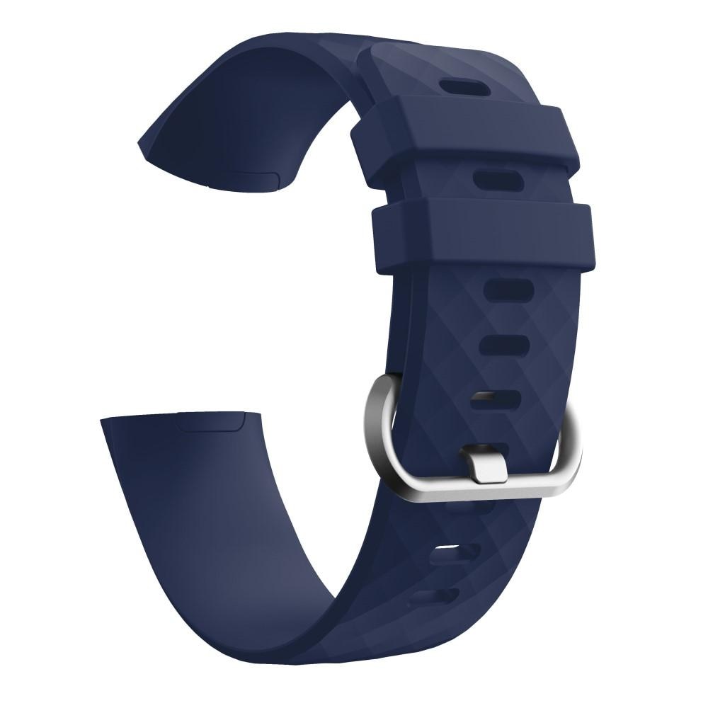 Silikonarmband Fitbit Charge 3/4 blå