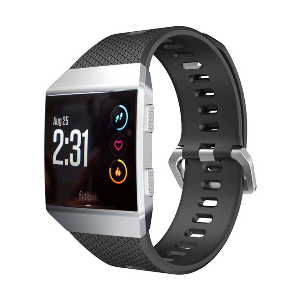 Silikonarmband Fitbit Ionic svart