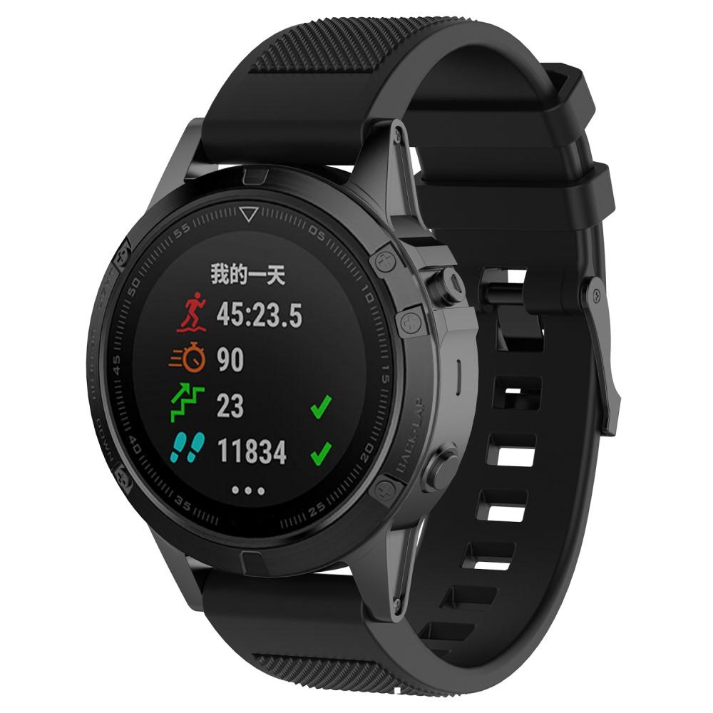 Silikonarmband Garmin Forerunner 935/945/955/965 svart