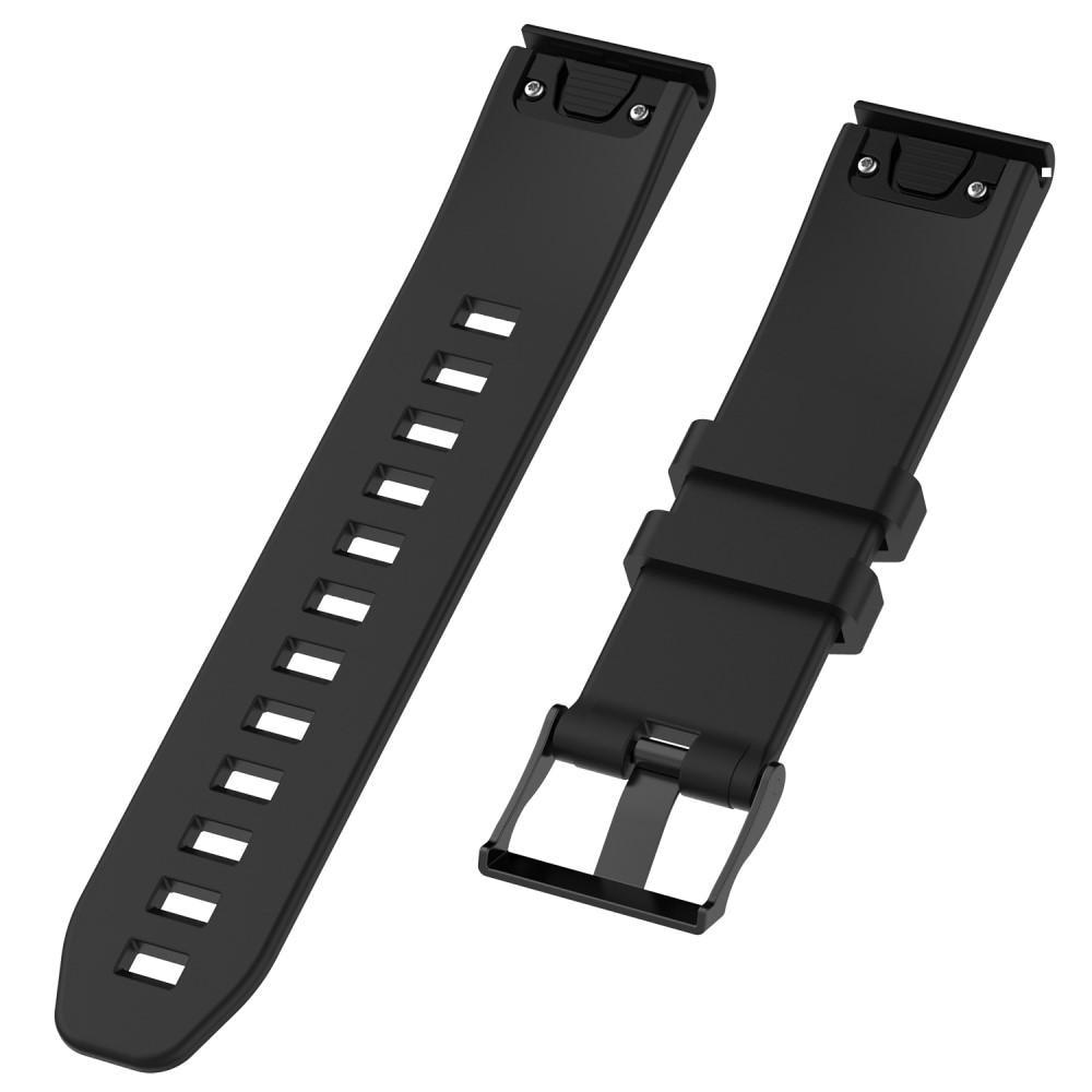 Silikonarmband Garmin Fenix 5/5 Plus svart