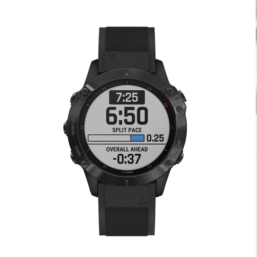 Silikonarmband Garmin Epix 47mm Gen 2 svart