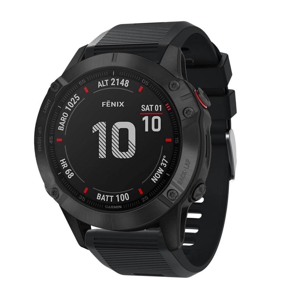 Silikonarmband Garmin Epix Pro 51mm Gen 2 svart