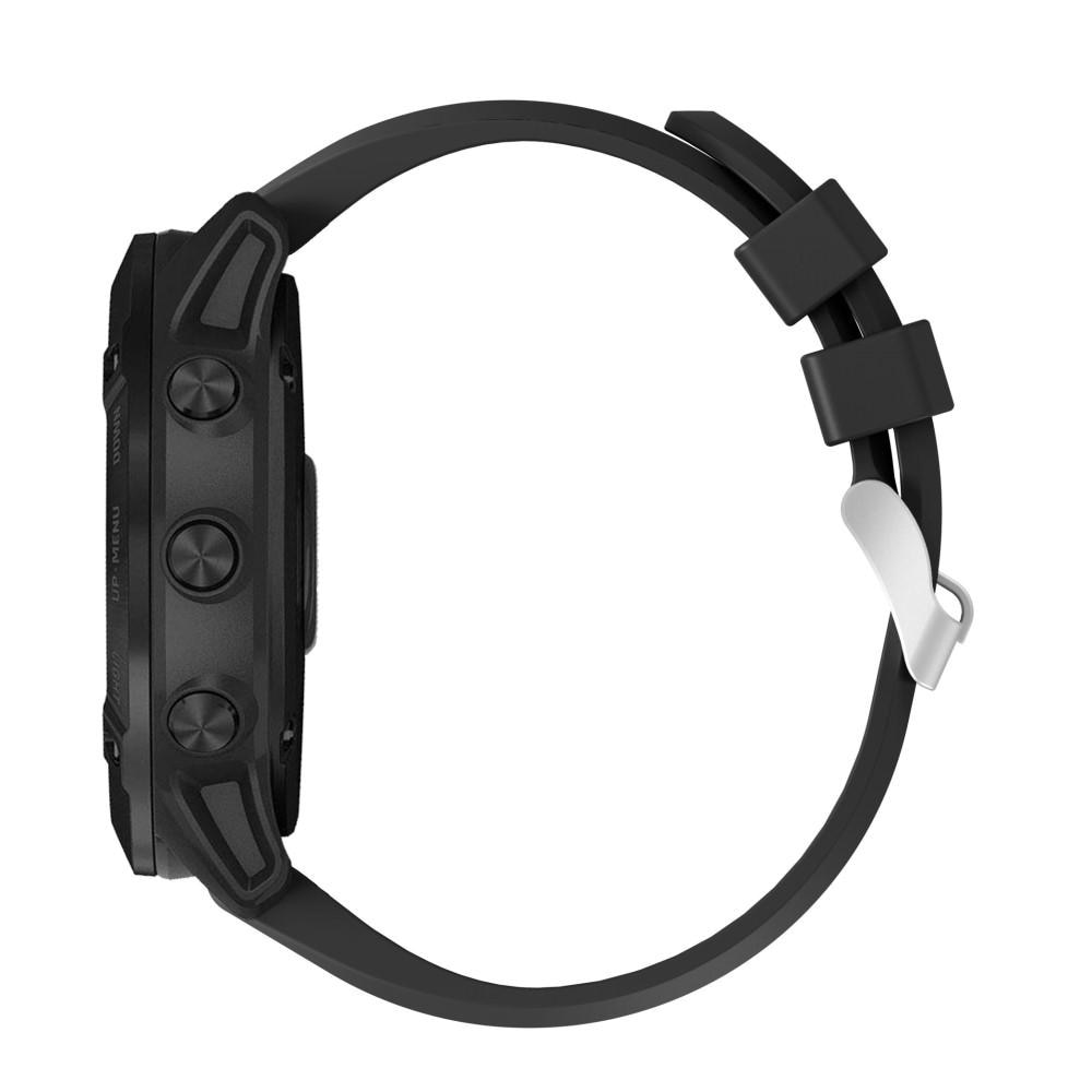 Silikonarmband Garmin Epix Pro 51mm Gen 2 svart