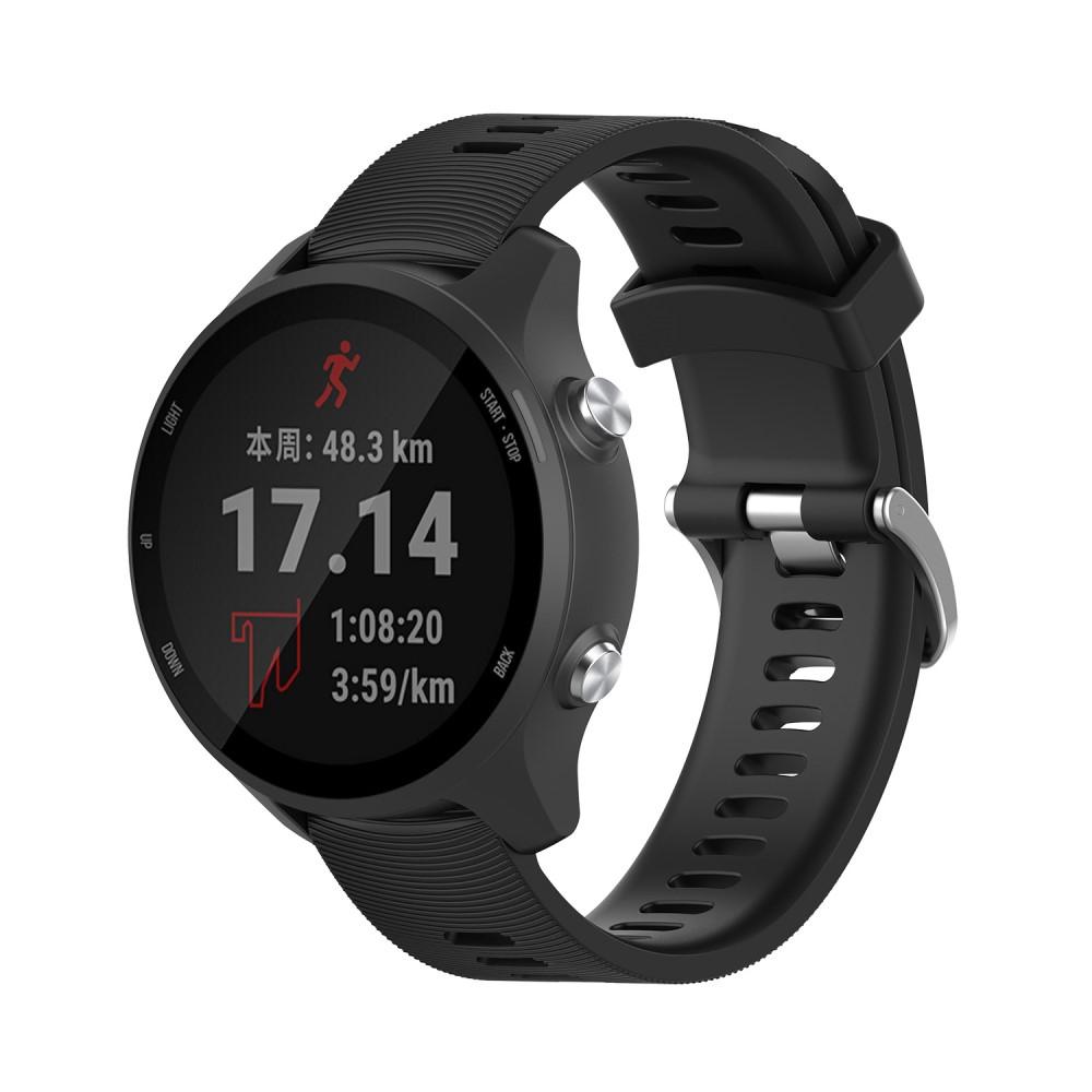 Silikonarmband Garmin Forerunner 245 svart