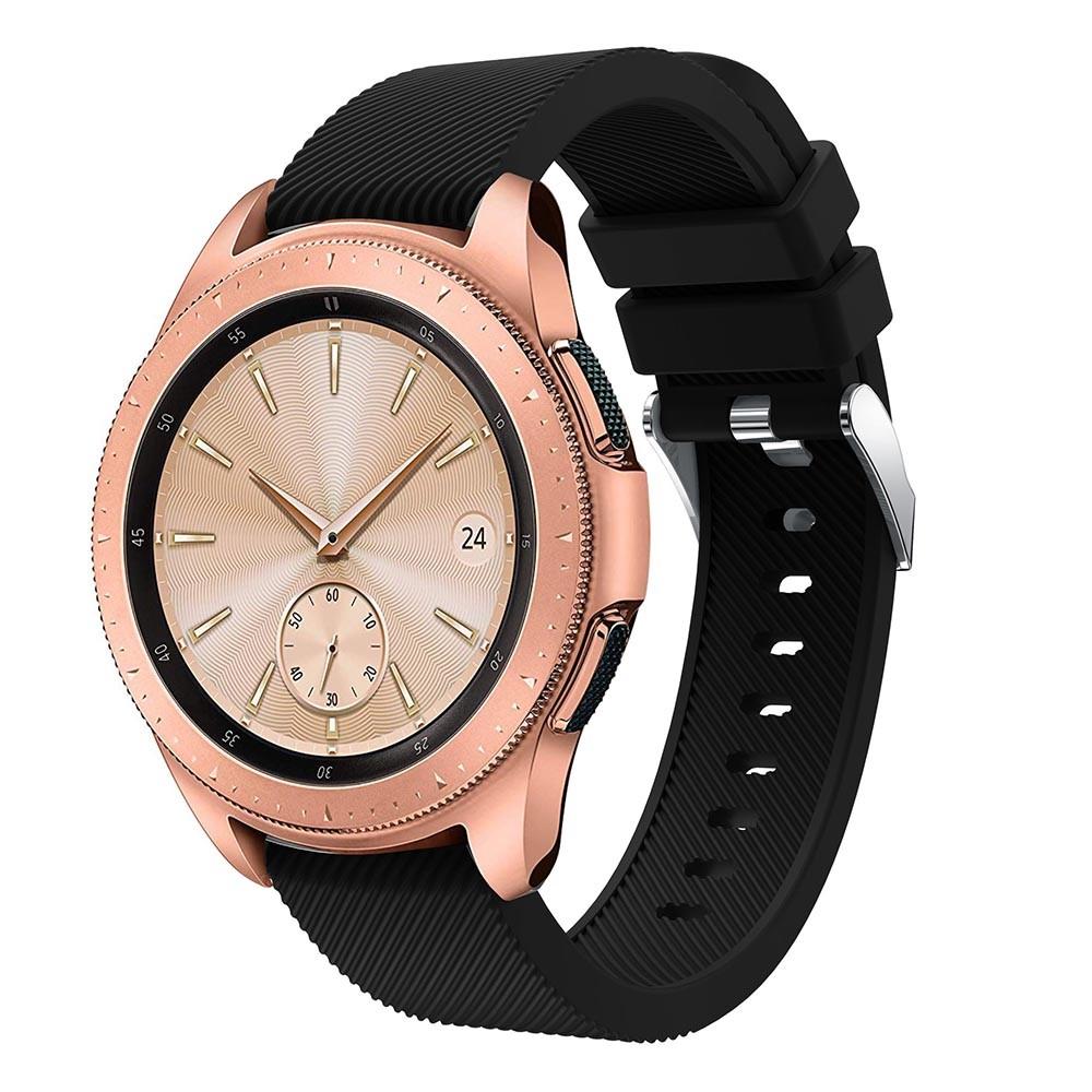 Silikonarmband Samsung Galaxy Watch 42mm svart