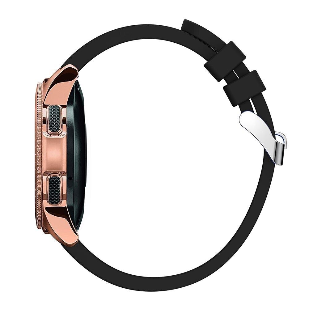 Silikonarmband Samsung Galaxy Watch 42mm svart