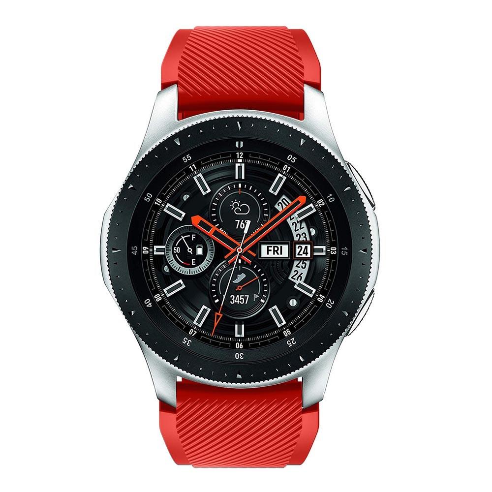 Silikonarmband Samsung Galaxy Watch 46mm röd