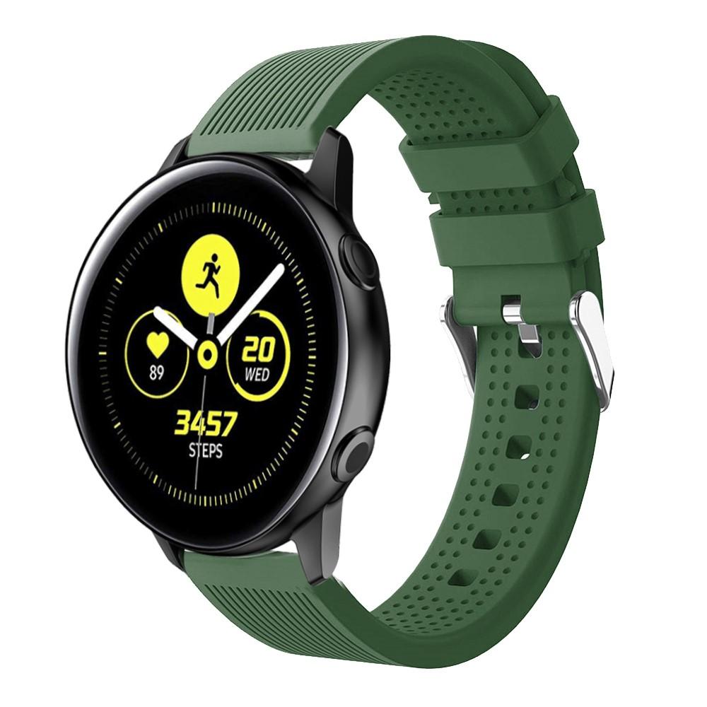 Silikonarmband Samsung Galaxy Watch Active/42mm grön