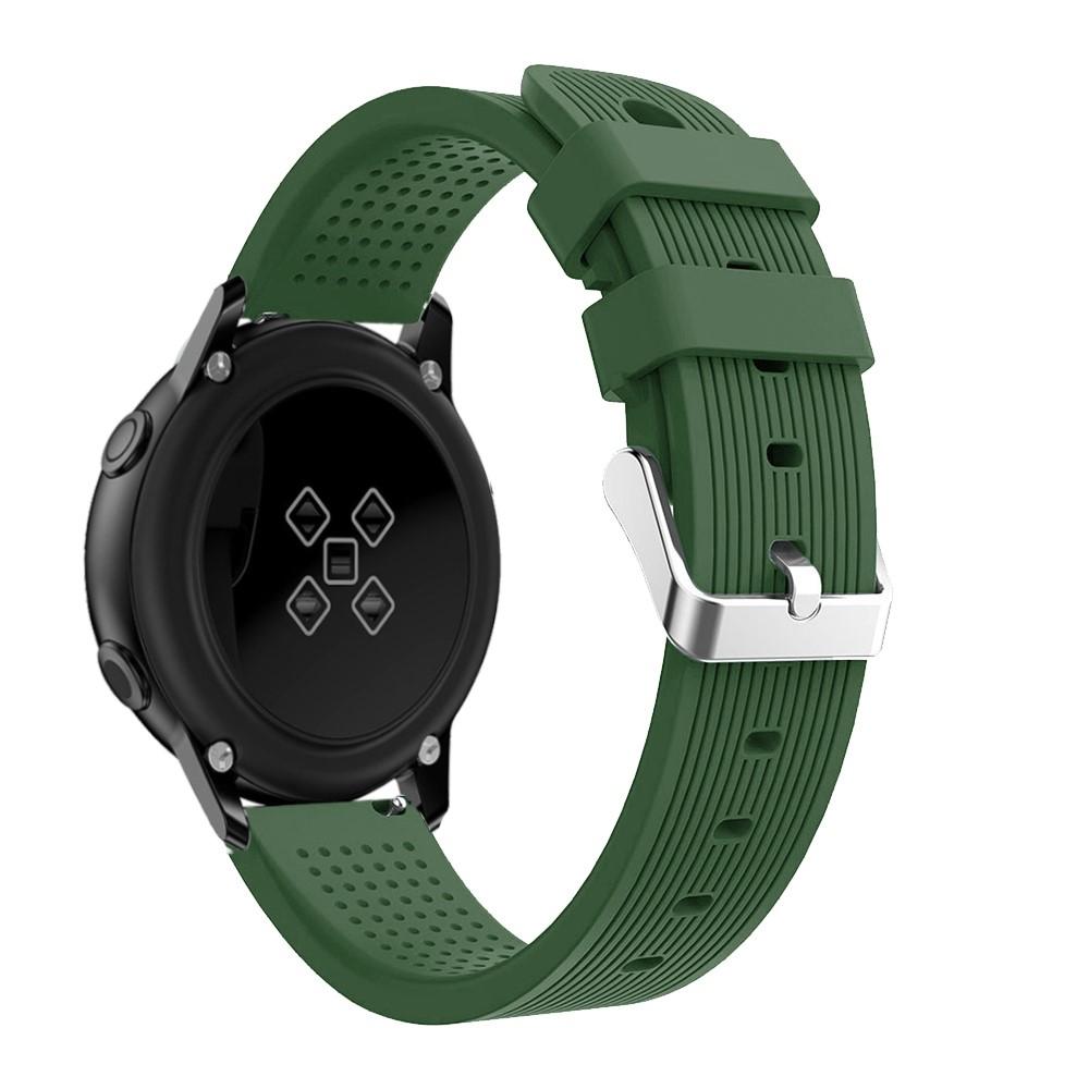 Silikonarmband Samsung Galaxy Watch Active grön