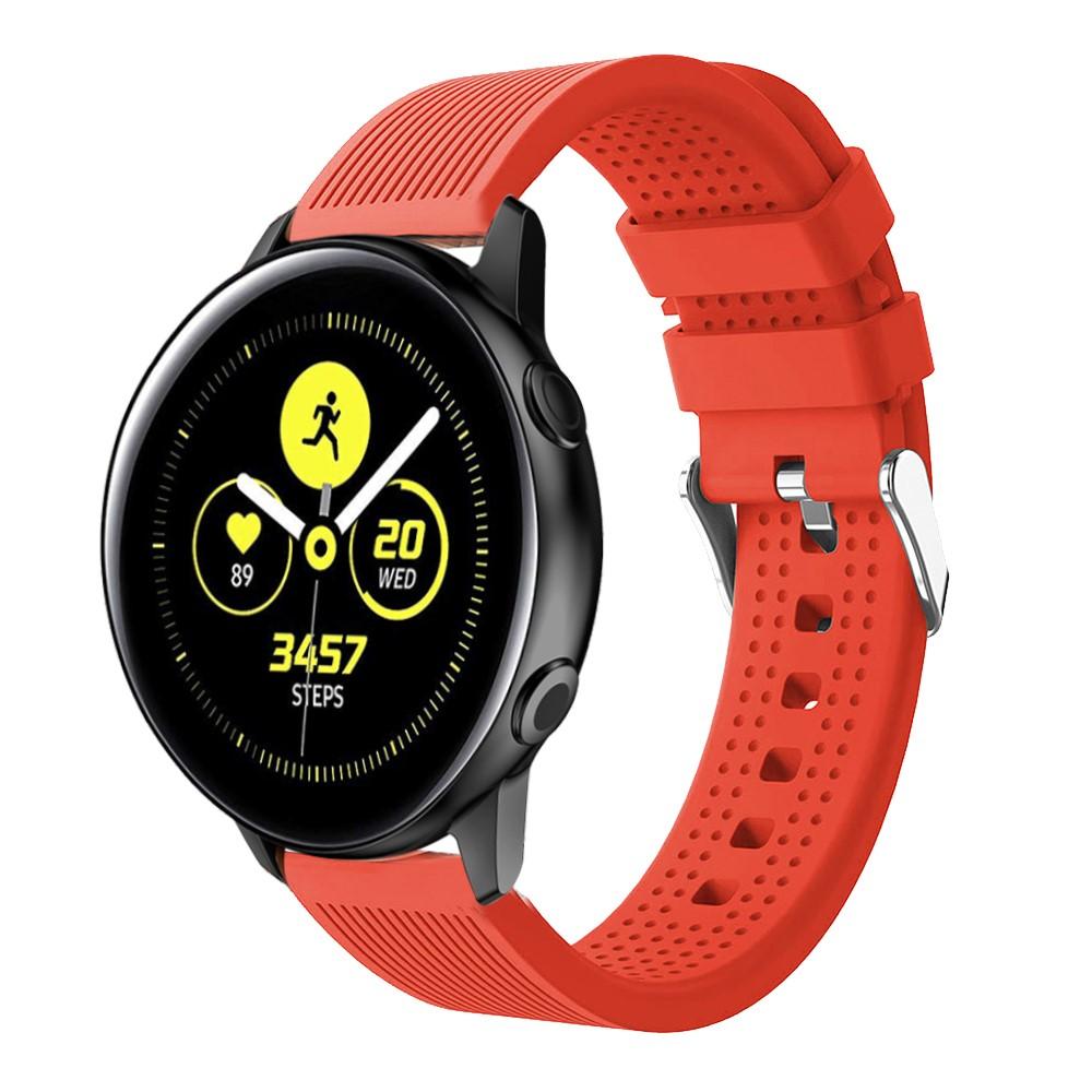 Silikonarmband Samsung Galaxy Watch Active/42mm röd