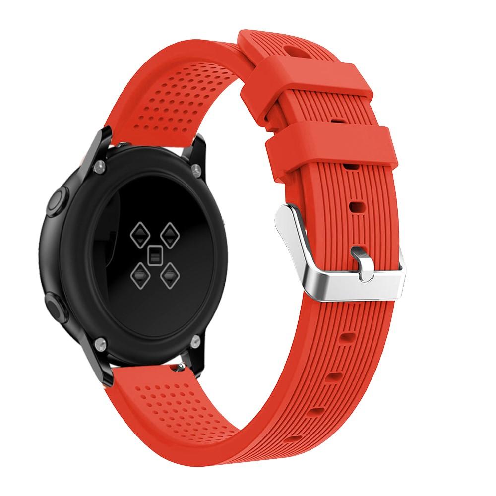 Silikonarmband Samsung Galaxy Watch Active/42mm röd