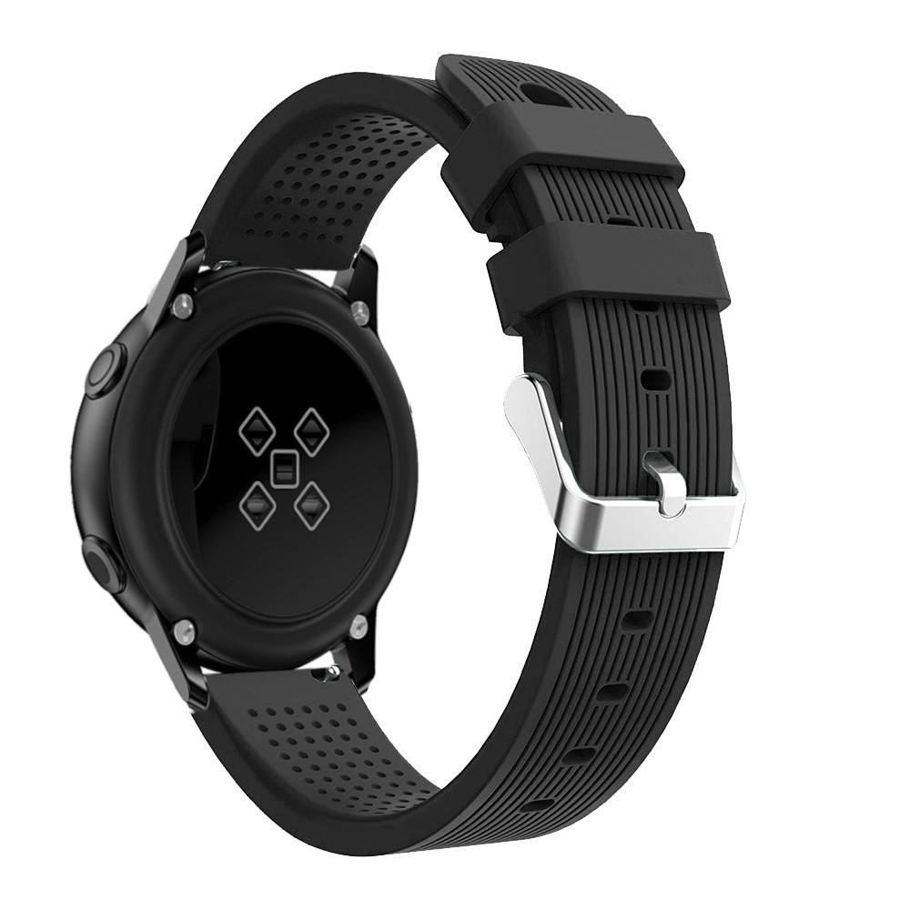 Silikonarmband Samsung Galaxy Watch Active/42mm svart