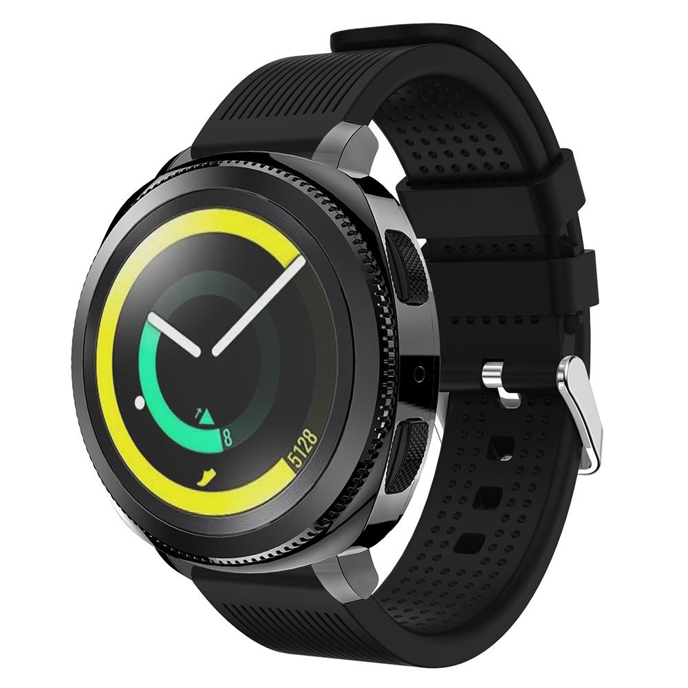 Silikonarmband Samsung Gear Sport svart