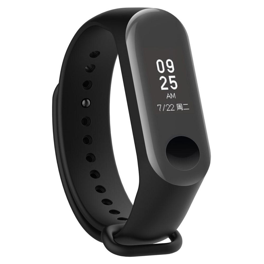 Silikonarmband Xiaomi Mi Band 2 svart