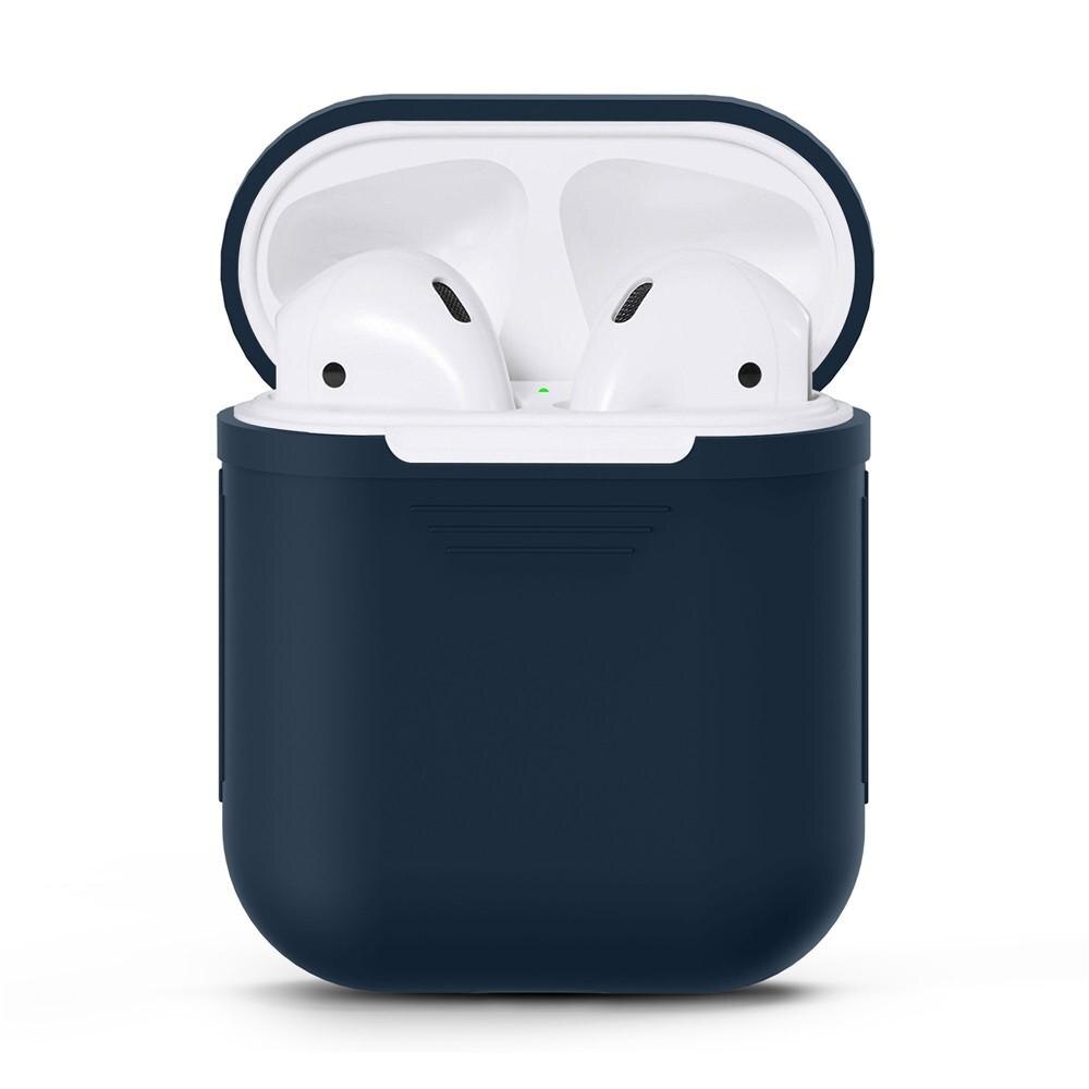 Silikonskal Apple AirPods marinblå