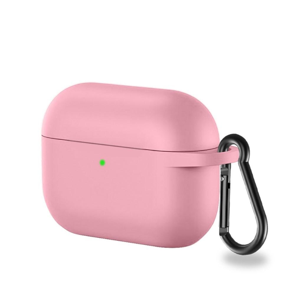 Silikonskal med karbinhake Apple AirPods Pro rosa