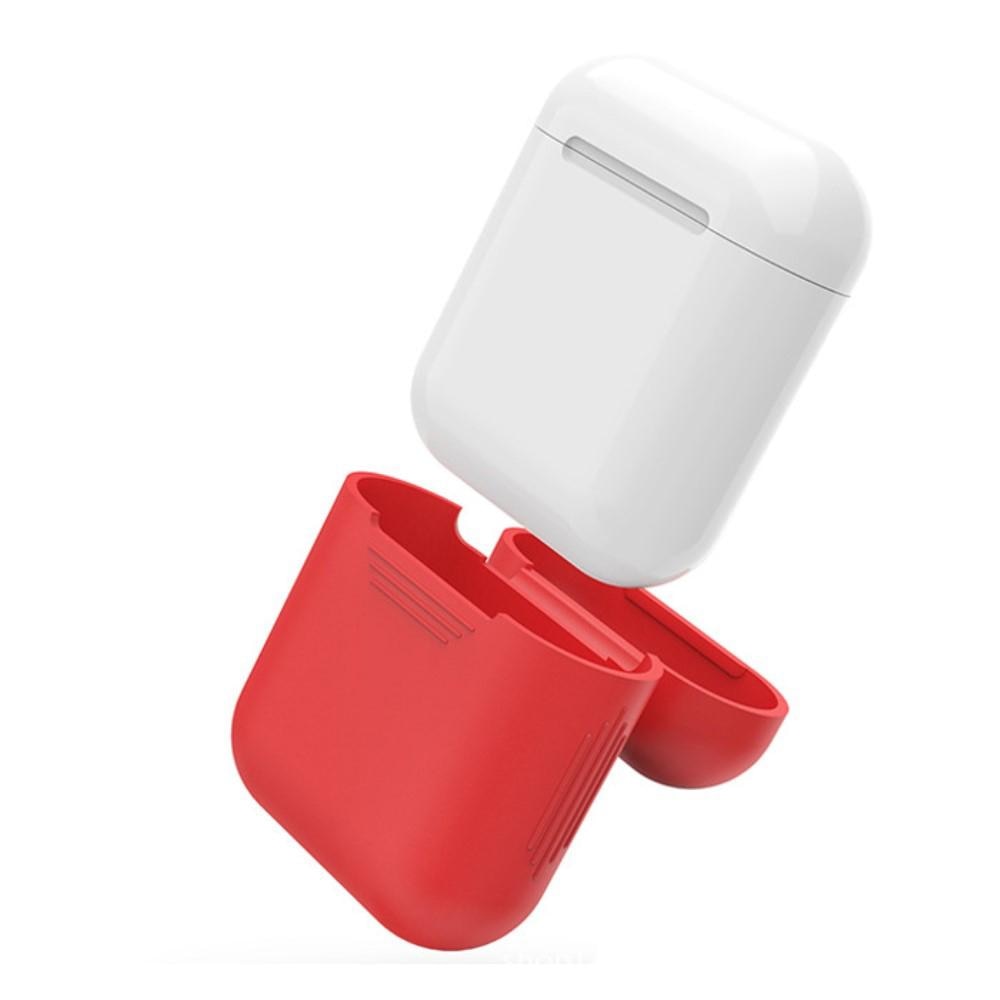 Silikonskal Apple AirPods röd