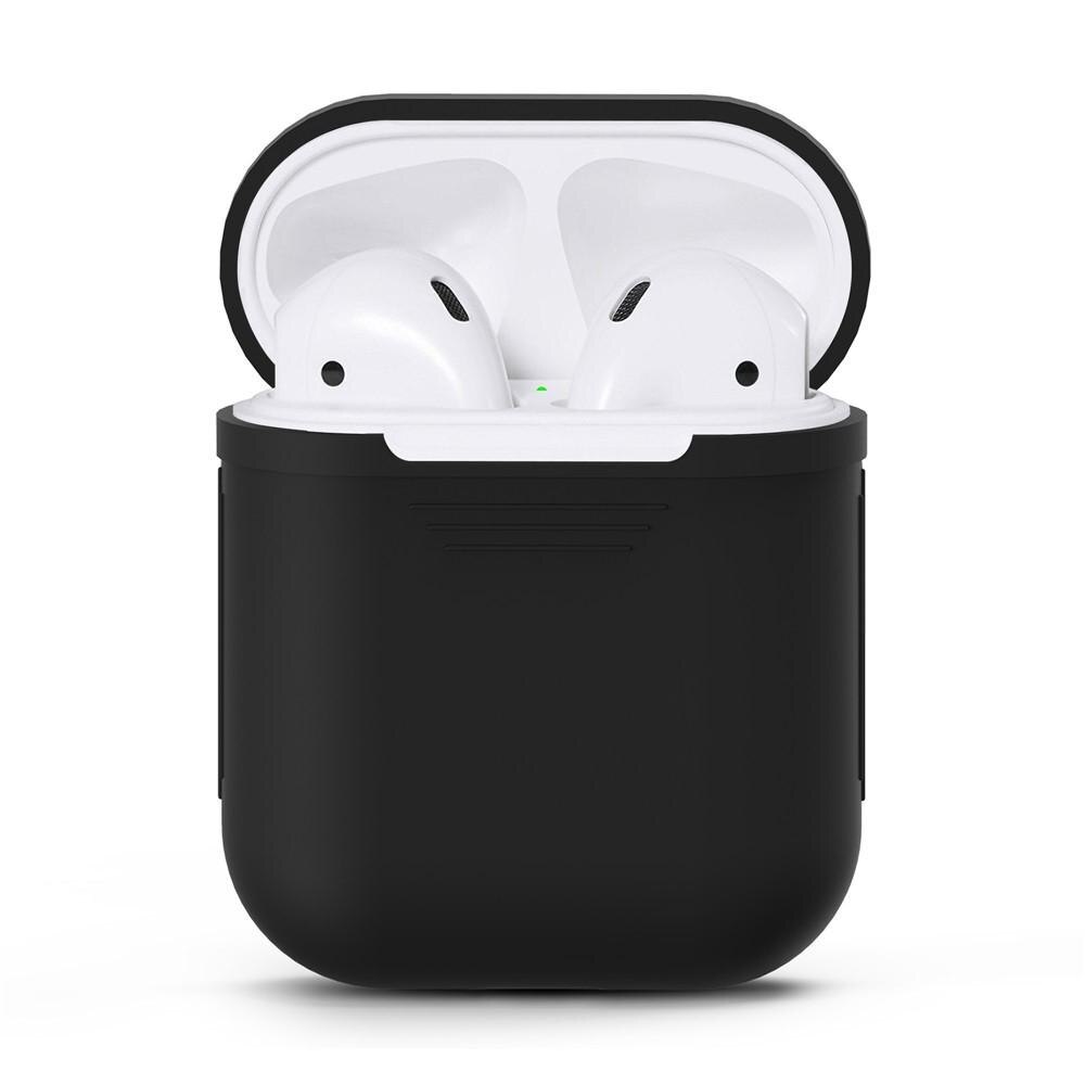 Silikonskal Apple AirPods svart