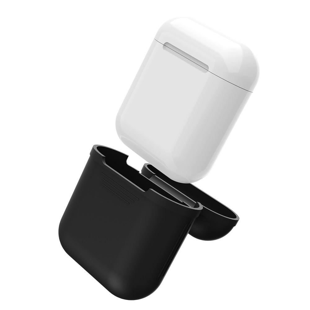 Silikonskal Apple AirPods svart