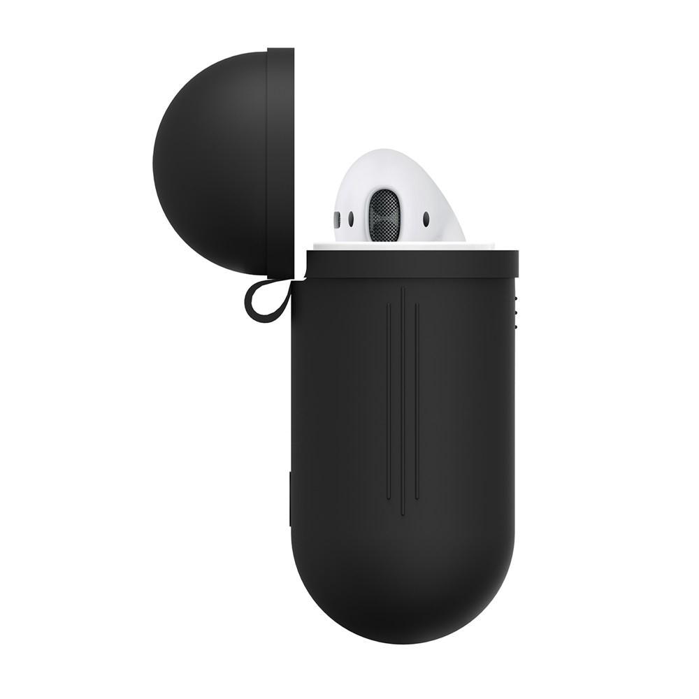 Silikonskal Apple AirPods svart