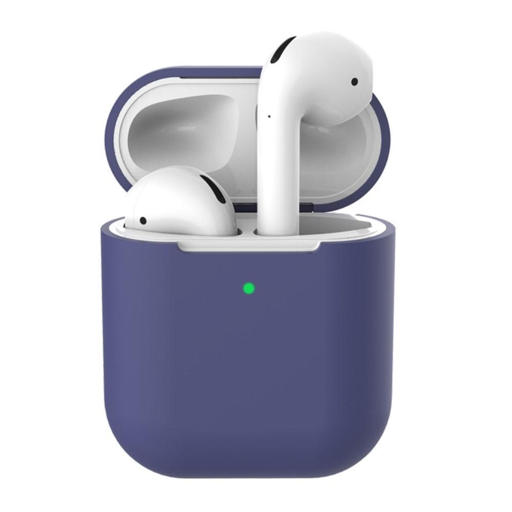 Silikonskal Apple AirPods Trådlöst Laddningsetui blå