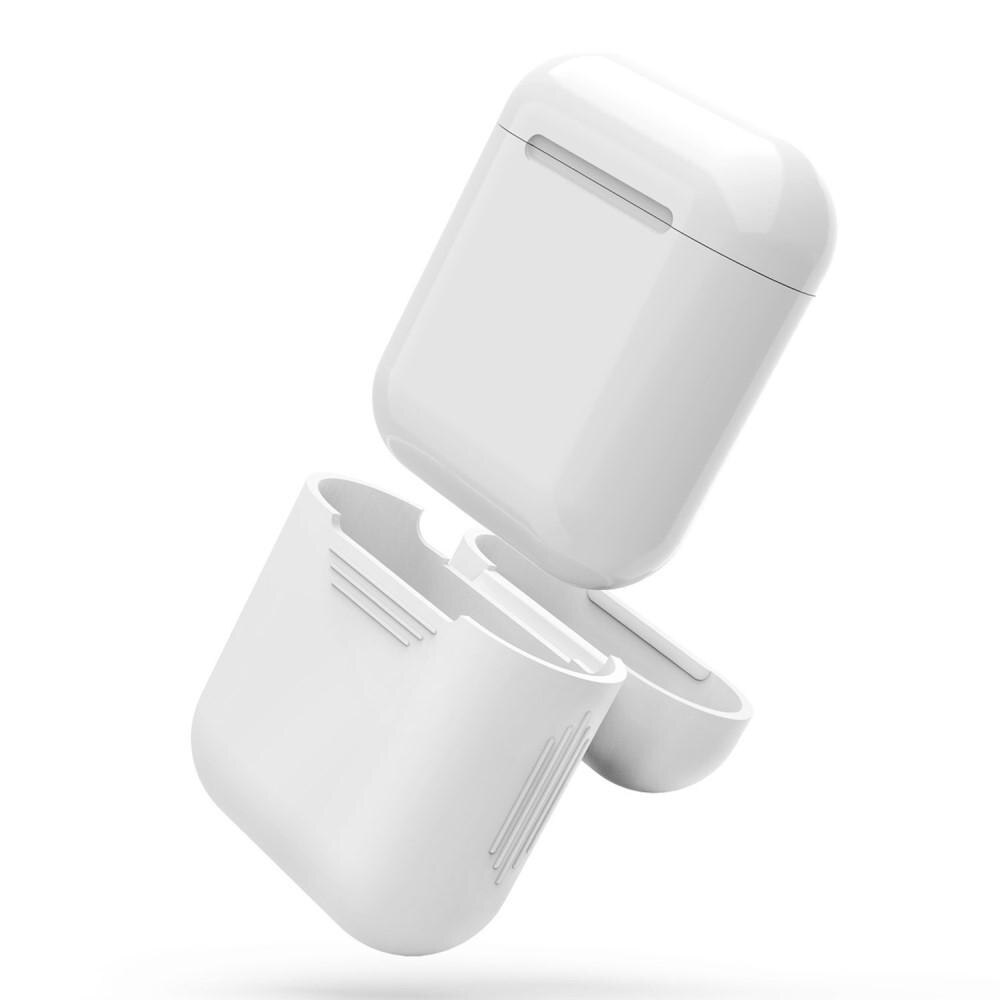 Silikonskal Apple AirPods vit