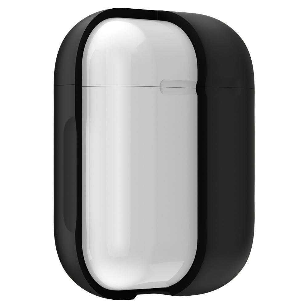 Silikonskal med karbinhake Apple AirPods svart