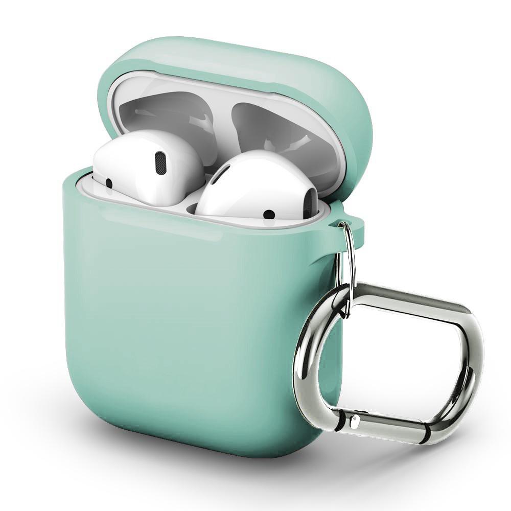 Silikonskal med karbinhake Apple AirPods turkos