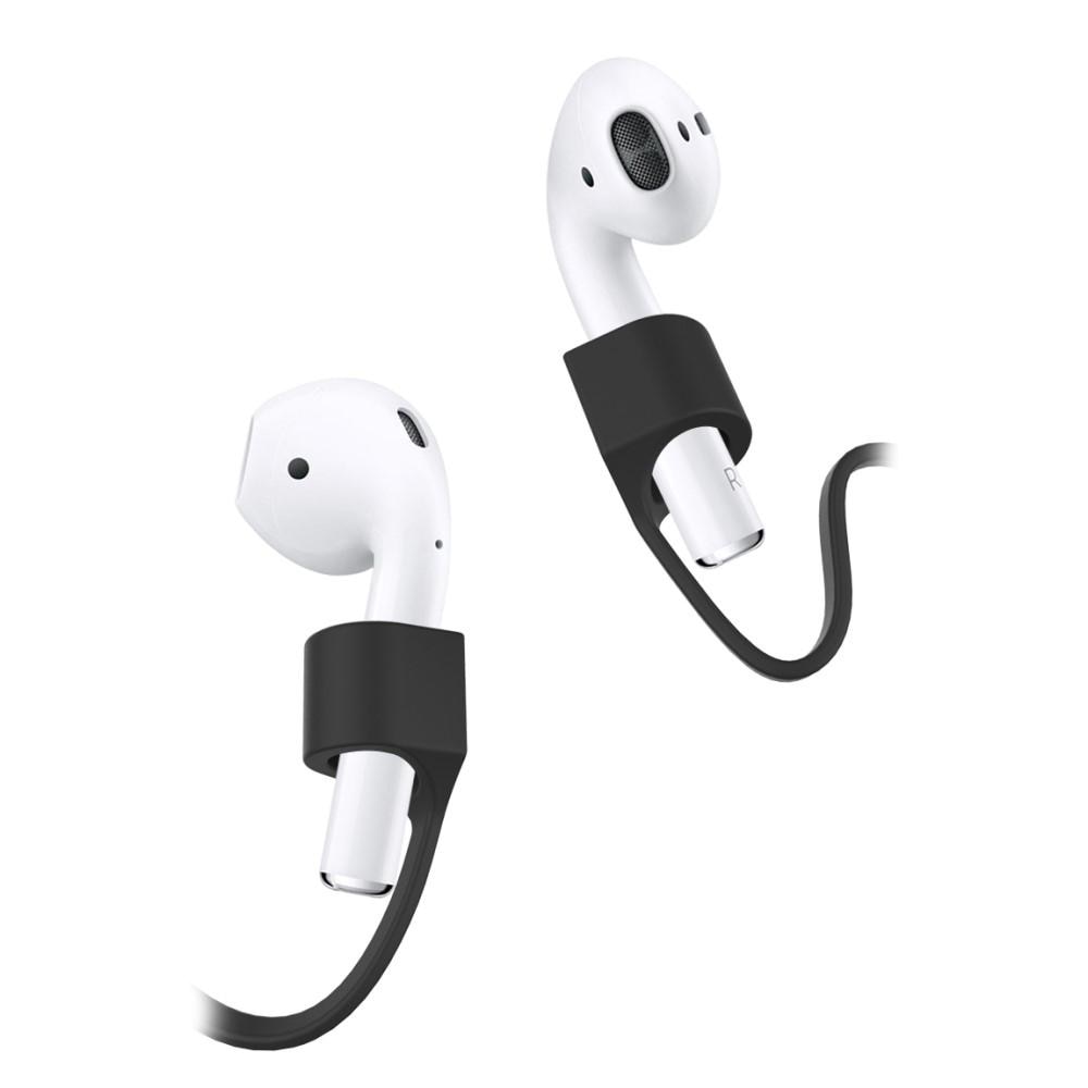 Silikonstrap Apple AirPods svart