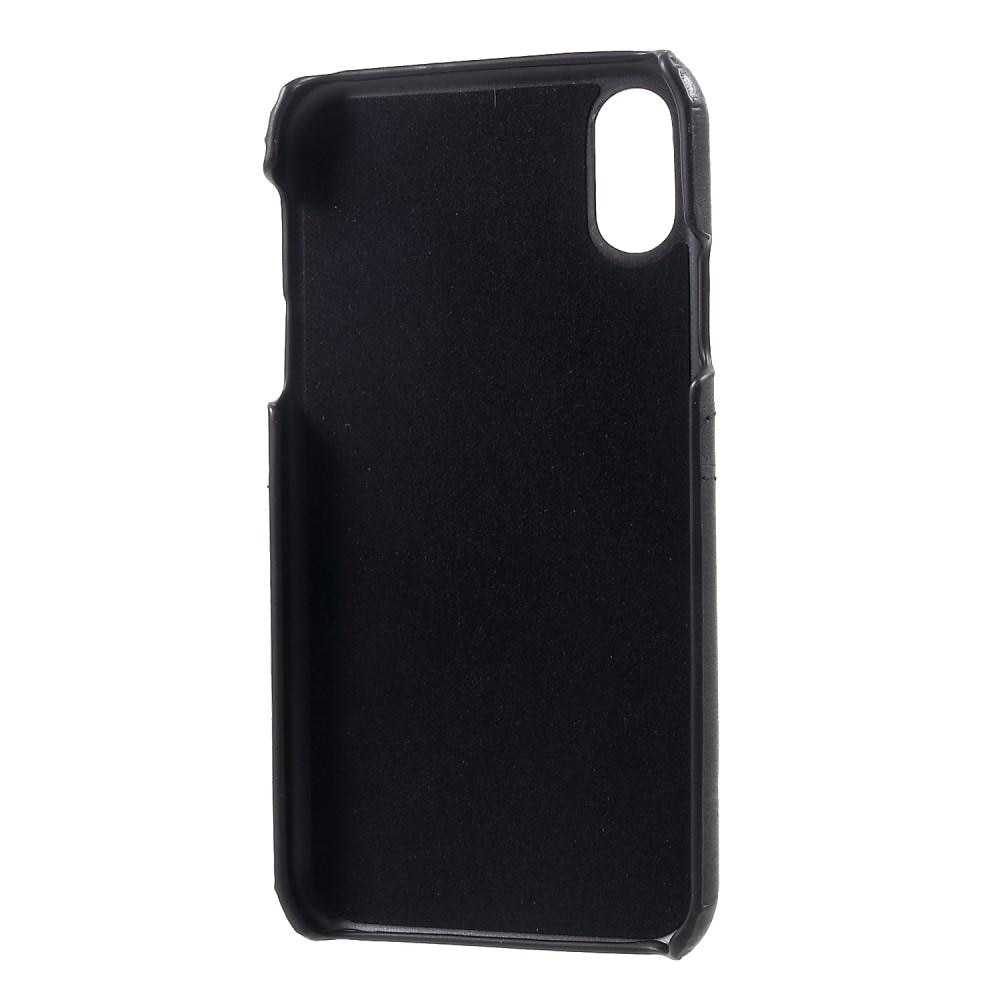 Card Slots Case Apple iPhone XR svart