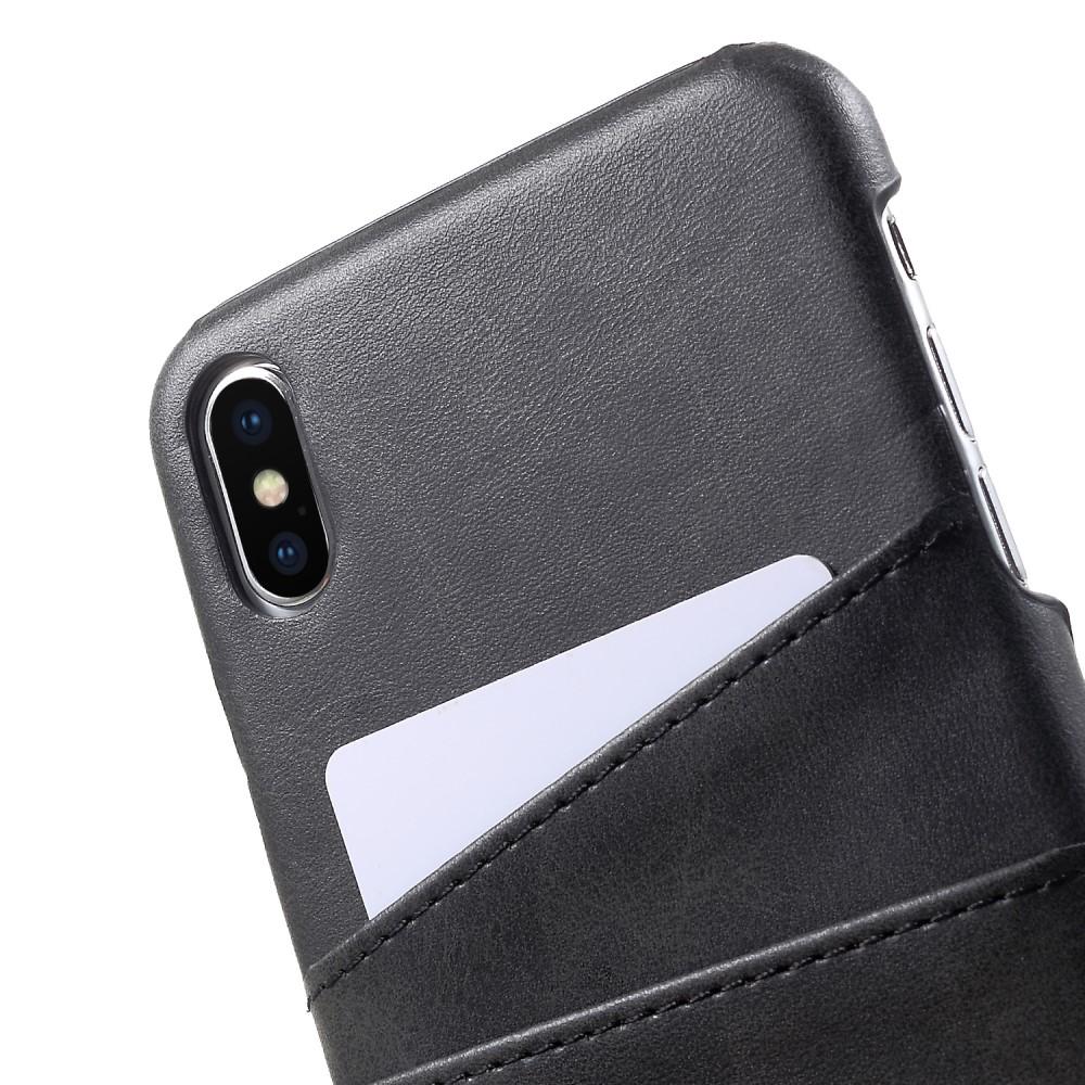 Card Slots Case Apple iPhone XS Max svart