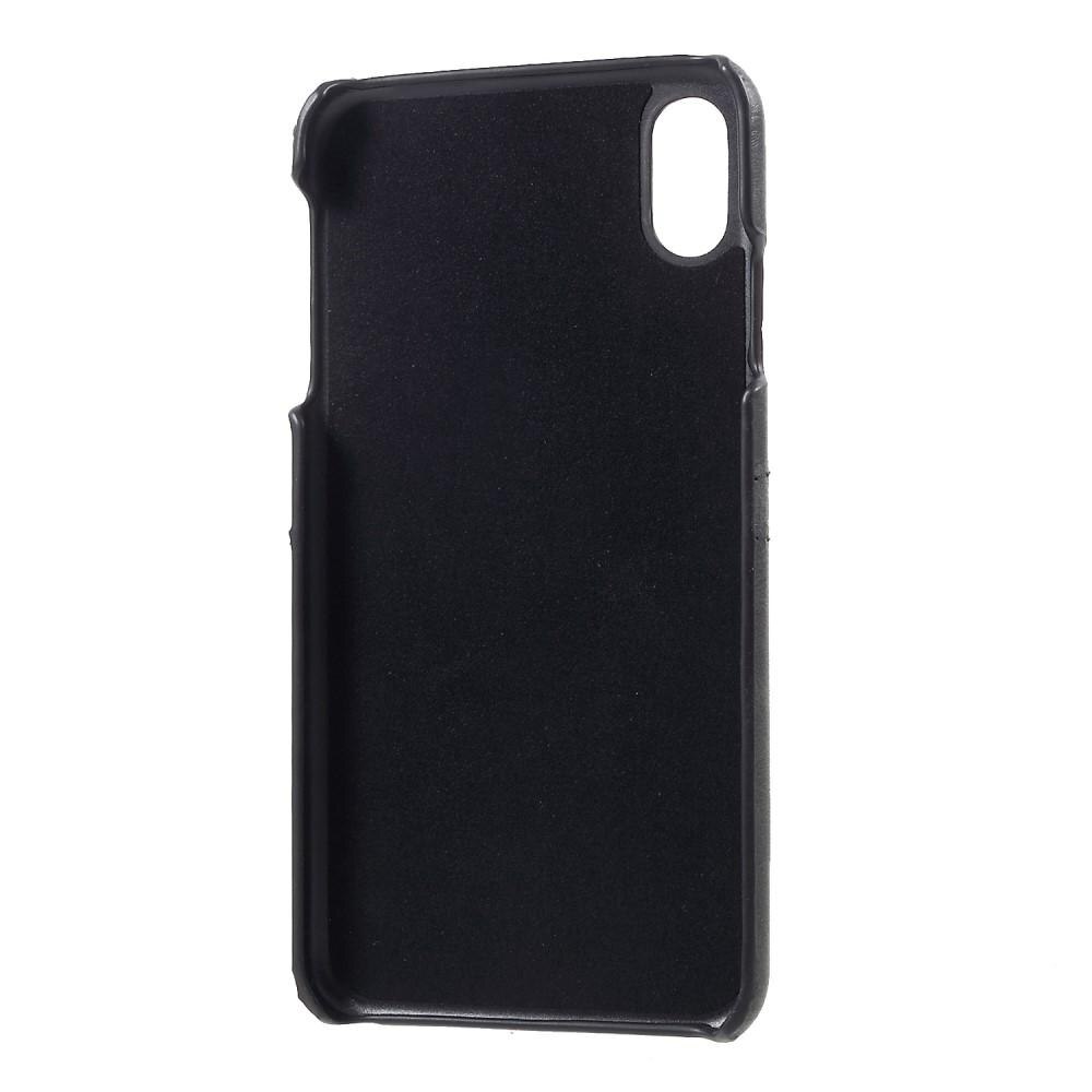 Card Slots Case Apple iPhone XS Max svart