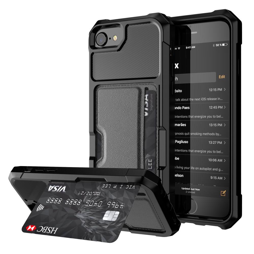Tough Card Case iPhone 6/6S/7/8/SE 2020 svart