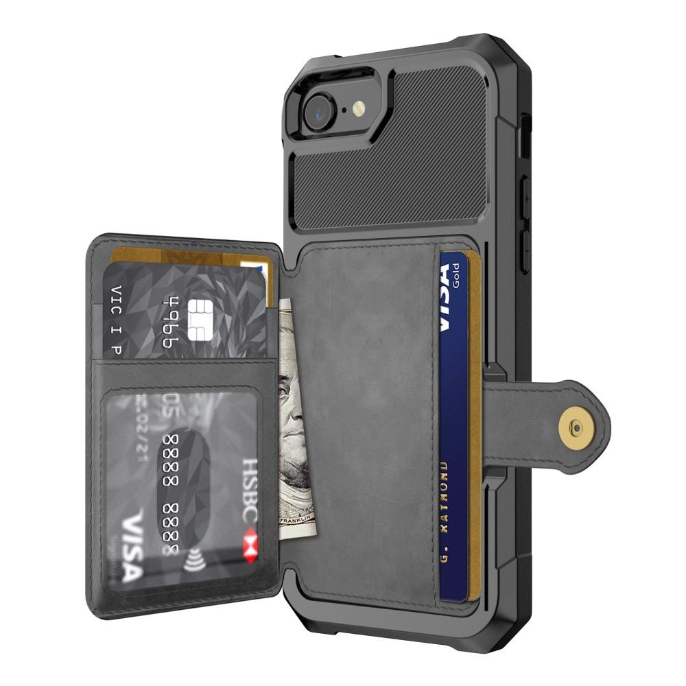 Tough Multi-slot Case iPhone 8 svart