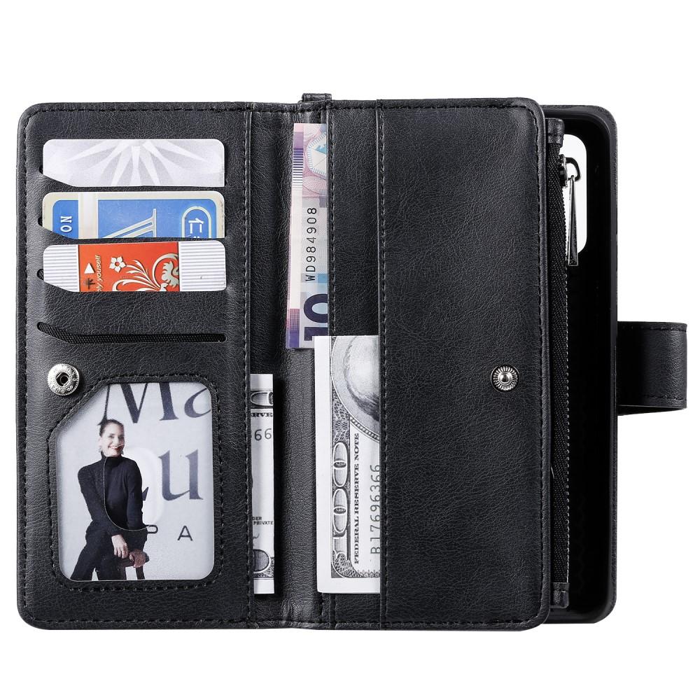 Zipper Magnet Wallet Galaxy S20 svart