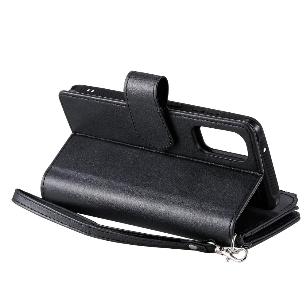 Zipper Magnet Wallet Galaxy S20 svart