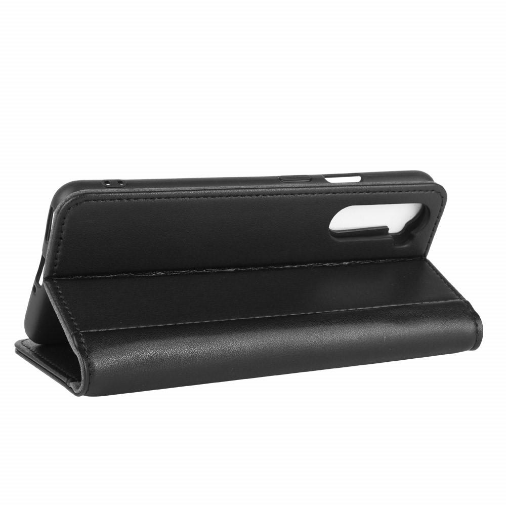 Äkta Läderfodral  OnePlus Nord Svart