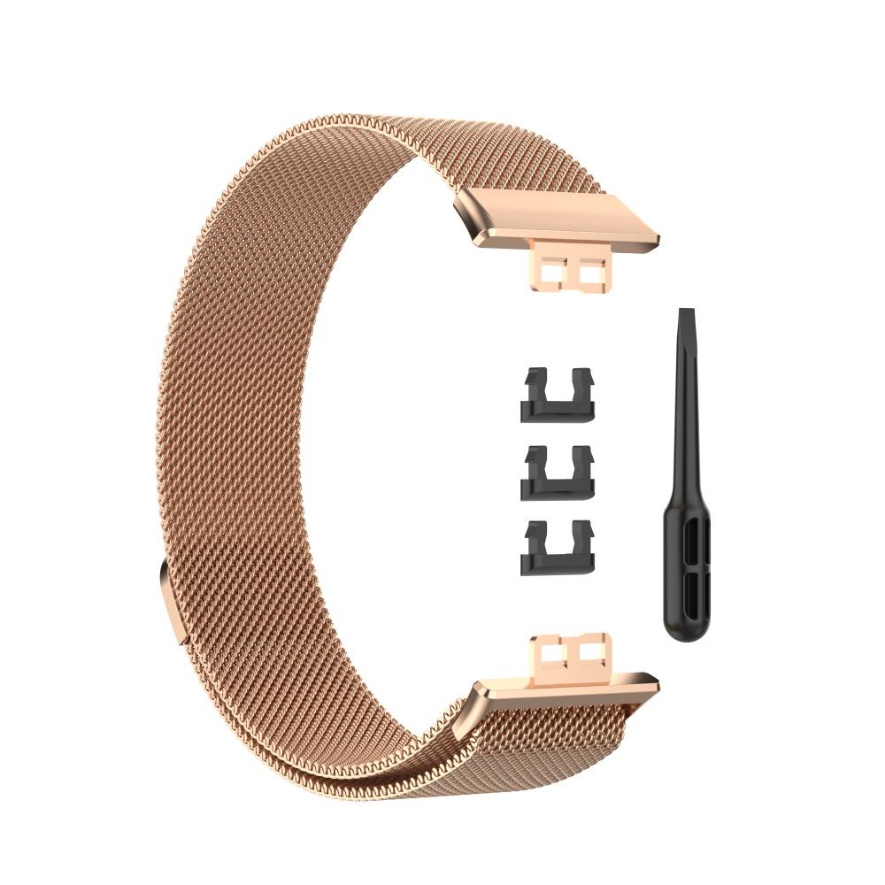 Armband Milanese Huawei Watch Fit roséguld