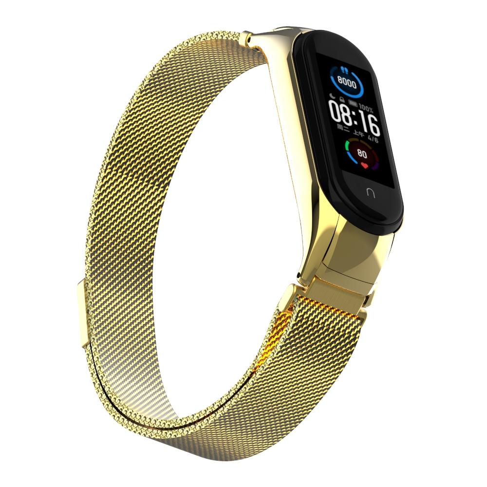 Armband Milanese Xiaomi Mi Band 5/6 guld