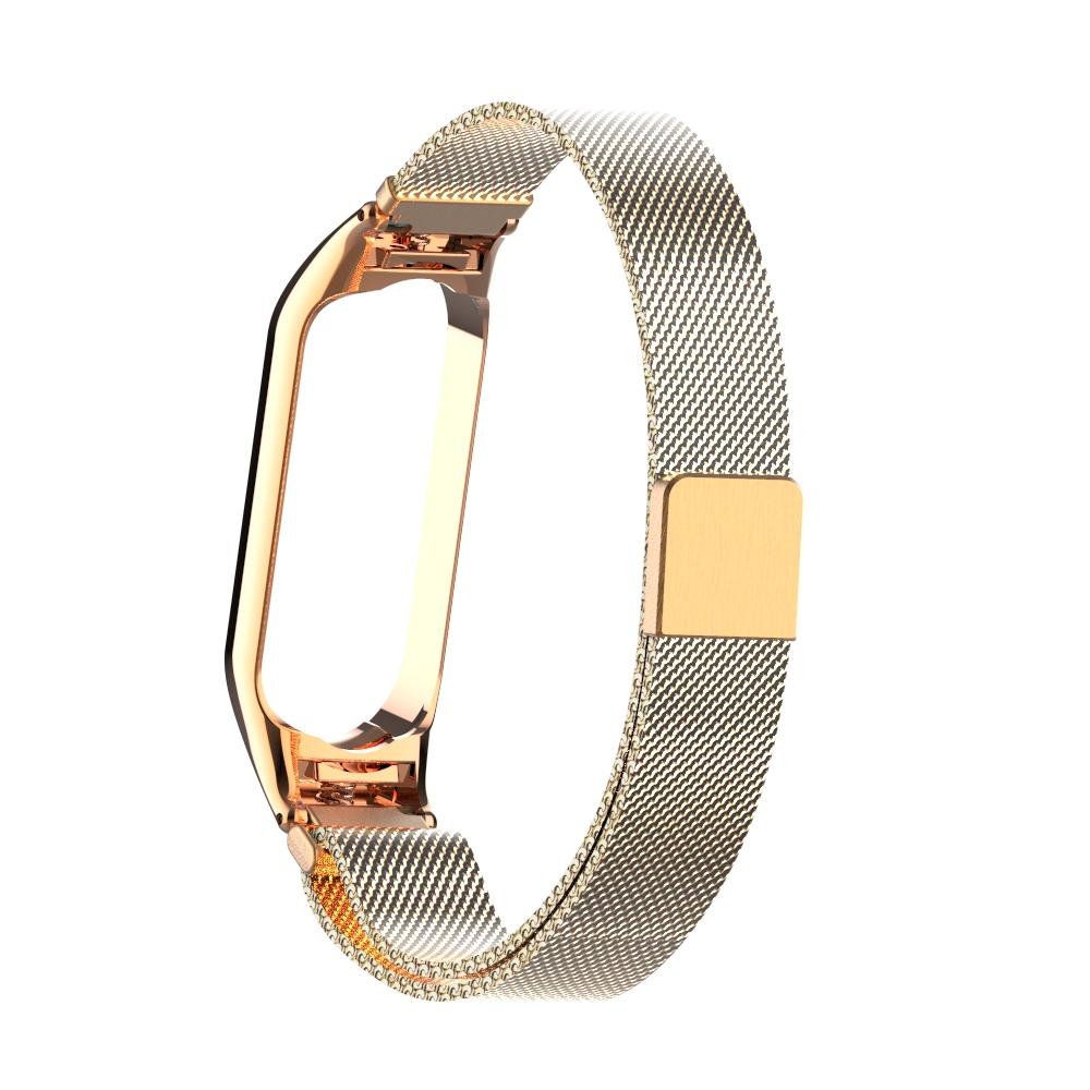 Armband Milanese Xiaomi Mi Band 5/6 roséguld